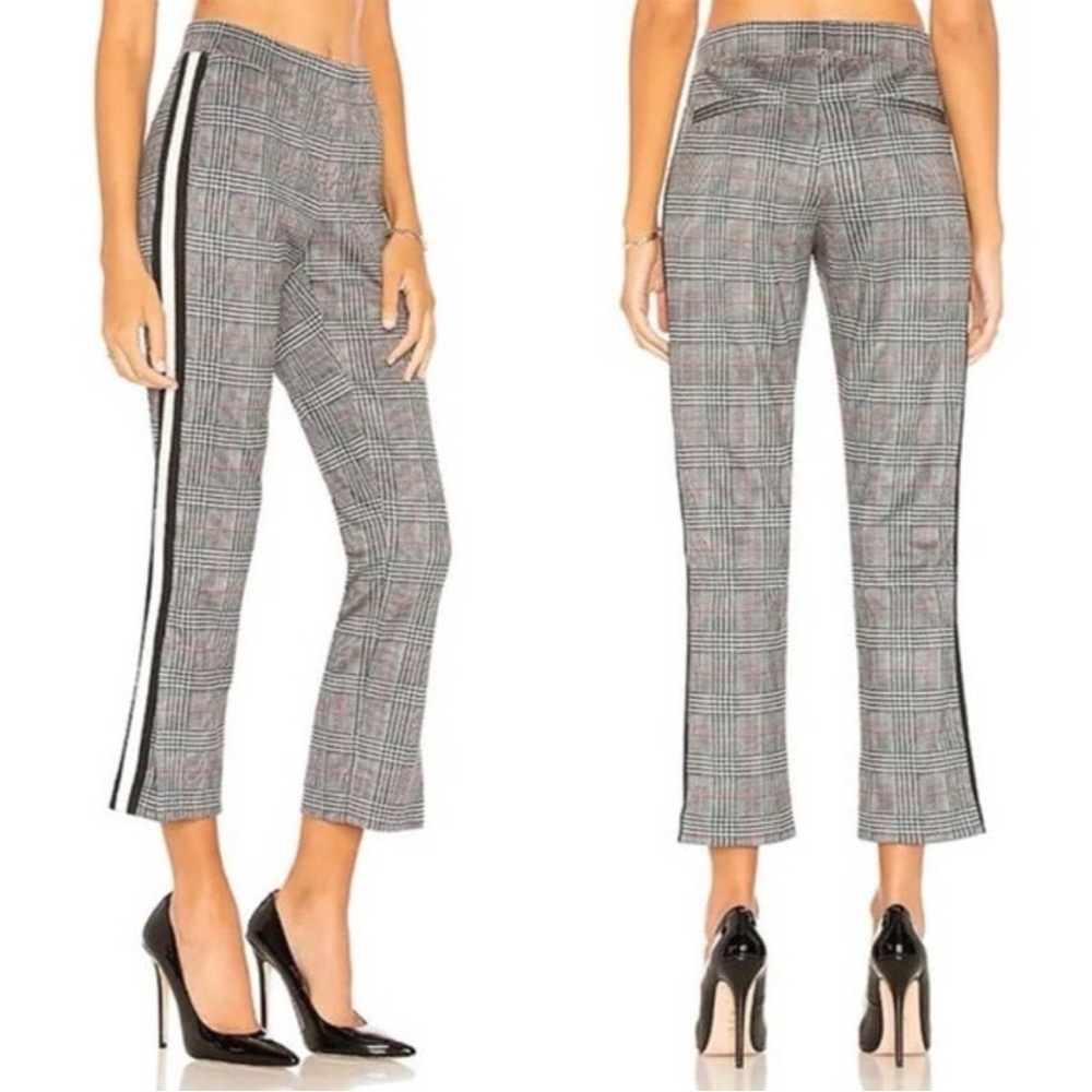 Like-New Pam & Gela Crop Flared Scuba Track Pants, Size Small - Picture 2 of 14
